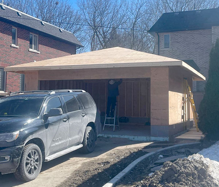 Custom Garage Construction in Toronto